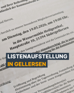 43 Kandidaten für Gellersen